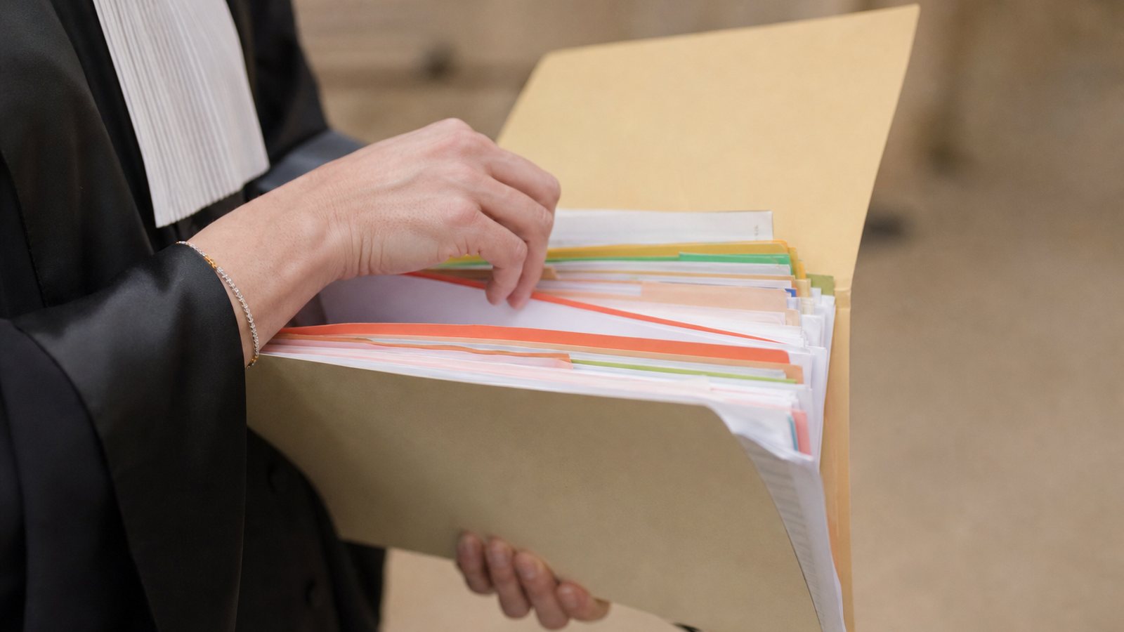 Classeur organisé conservant justificatifs et échanges liés à la coparentalité